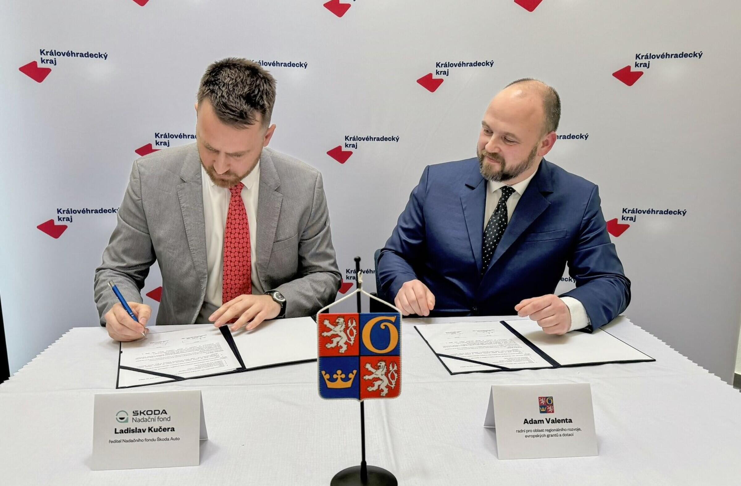 We have signed another memorandum with the Hradec Králové Region