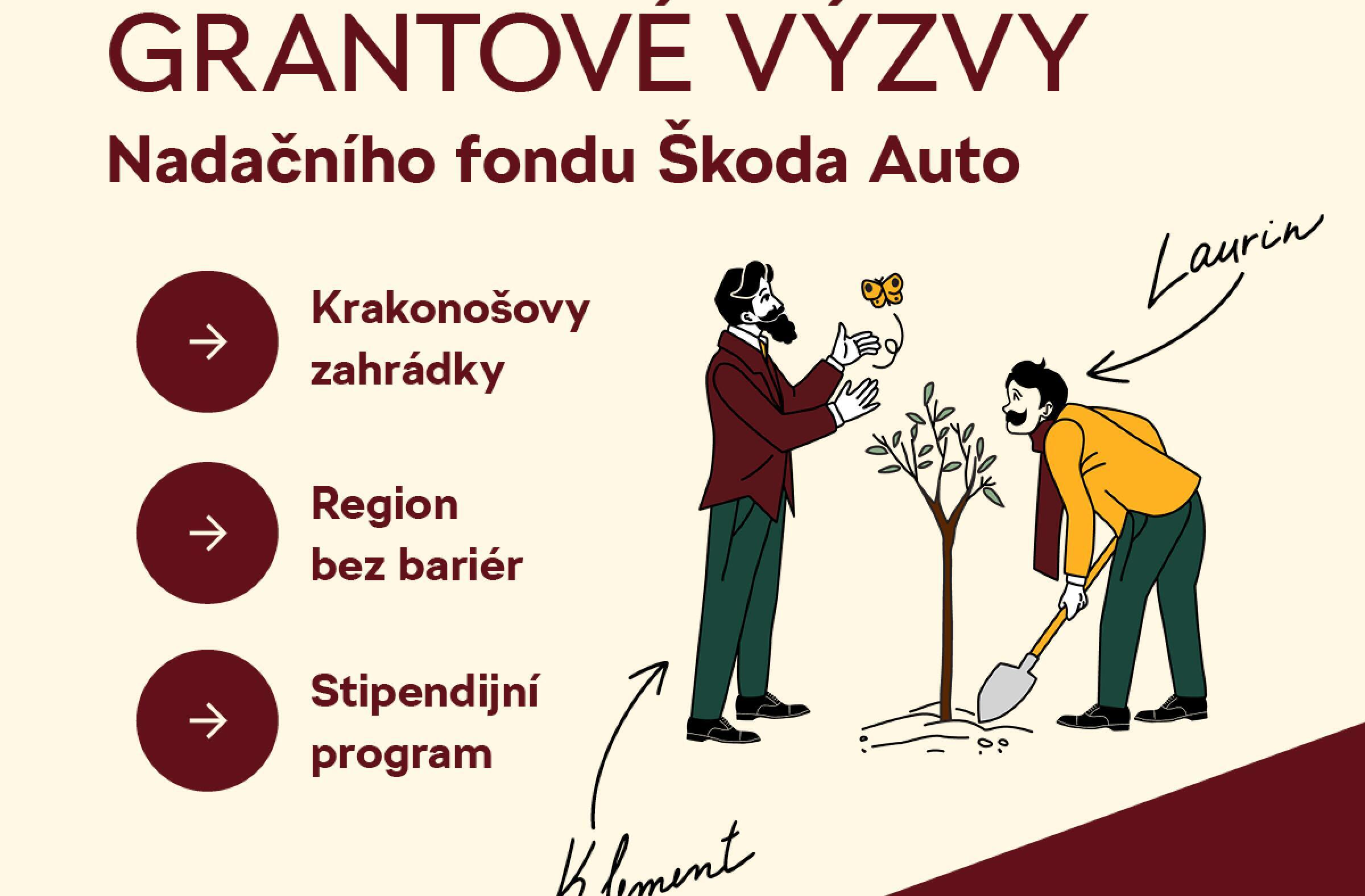 Spouštíme podzimní grantové výzvy: péče v rodinách, sociální služby, příroda i stipendia pro středoškoláky 