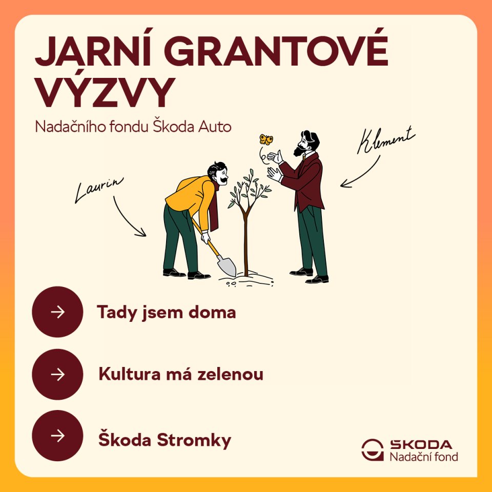 Spouštíme jarní grantové výzvy: podpora komunit, kultury i výsadba stromů 