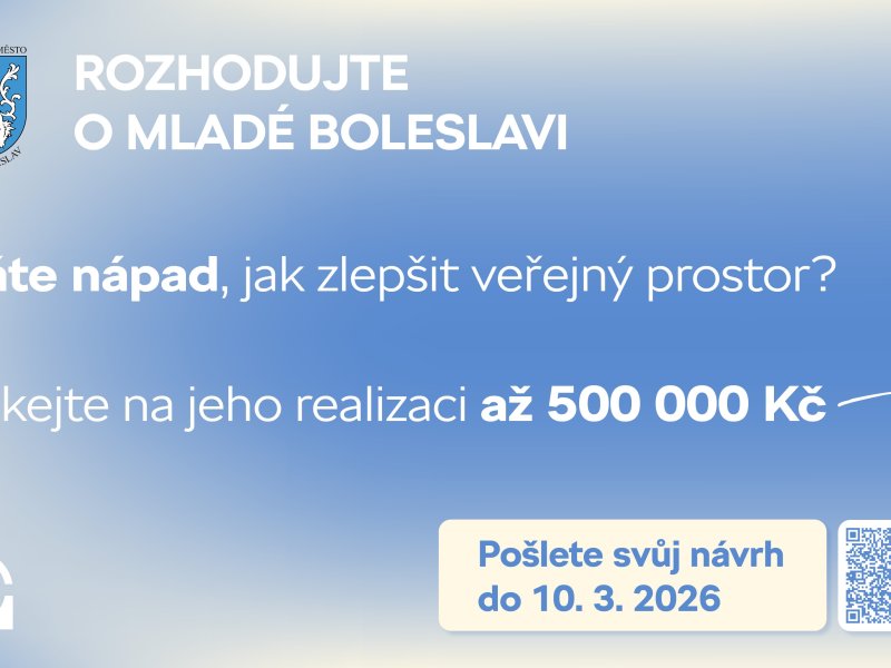 Letos opět podpoříme participativní rozpočet Mladé Boleslavi