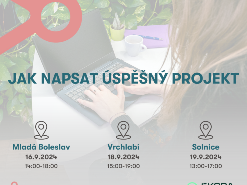 Odhalte s námi jak na úspěšný projekt. Další kolo oblíbených workshopů je tady!
