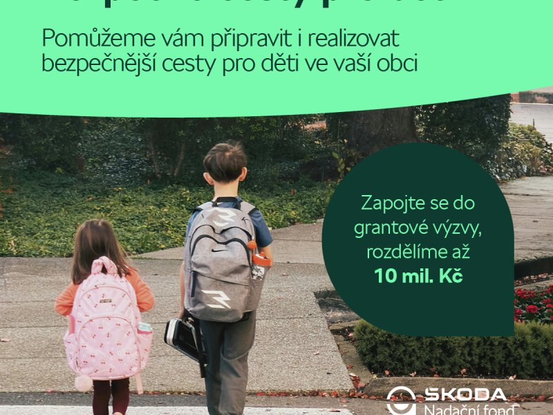 Bezpečnější cesty do školy – spouštíme nový grantový program