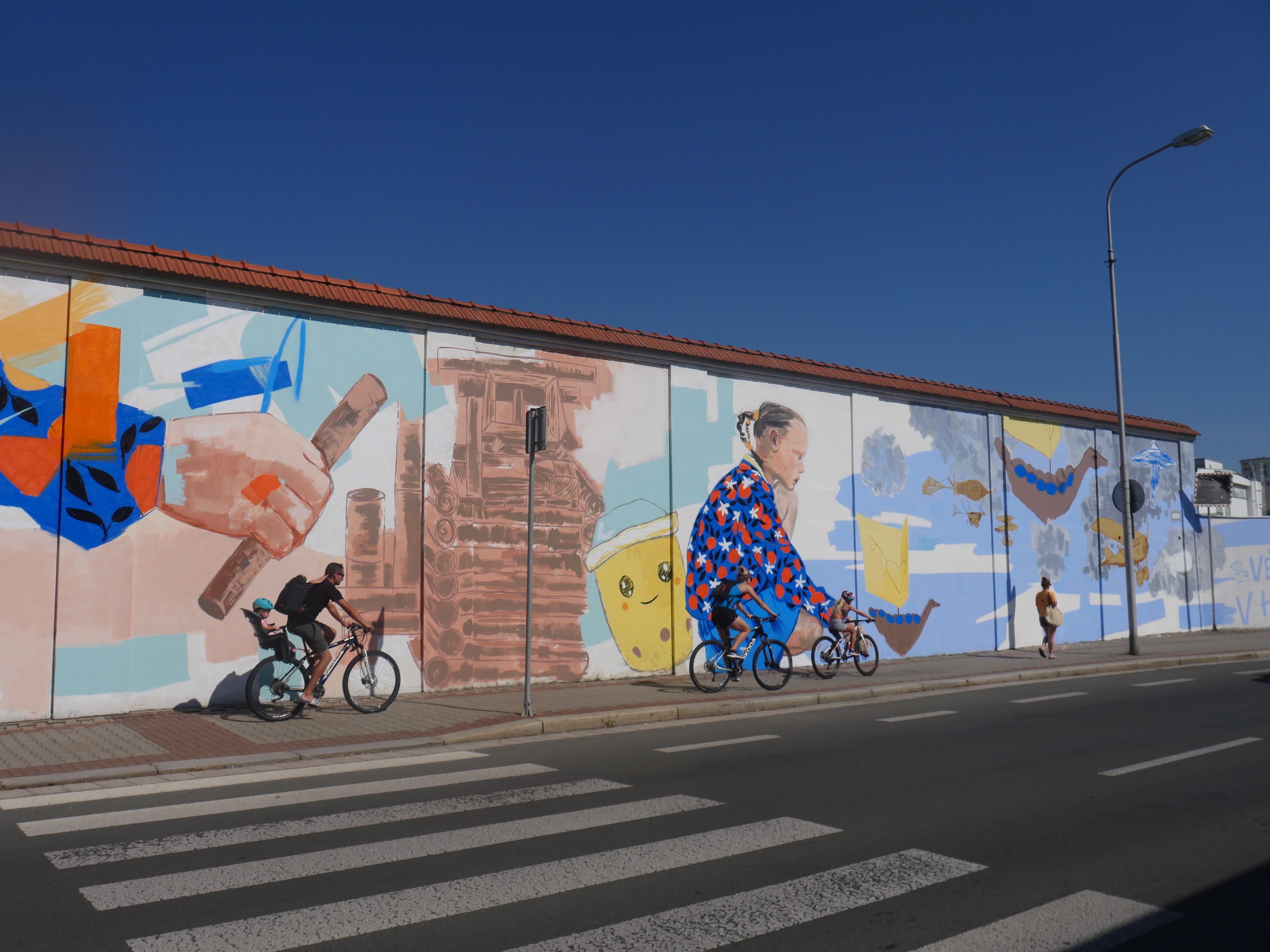 Mladá Boleslav as an unconventional gallery. Street art festival enriched the public space of the city Mladá Boleslav as an unconventional gallery. Street art festival enriched the public space of the city