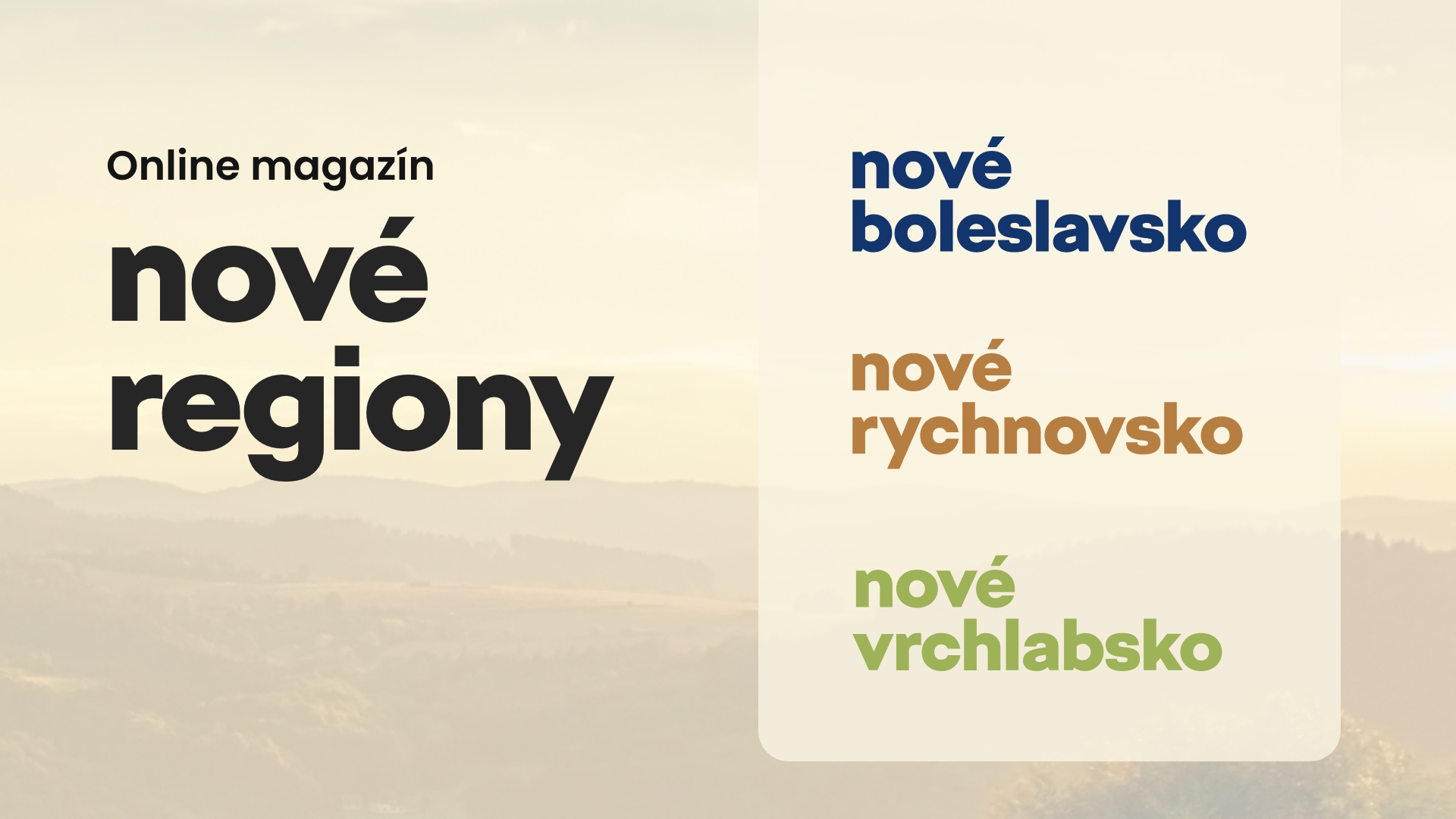  Spouštíme regionální online magazín